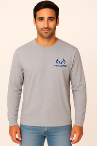 Bell Rangers Realtree Patriotic Deer Hunter Long Sleeve Tee – Unisex Cotton Blend