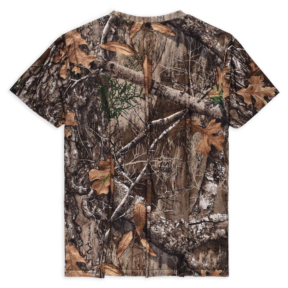 Bell Rangers Realtree Camouflage Short Sleeve Shirt for Men and Women Hunting Camo Crewneck Tee (US, Alpha, XX-Large, Regular, Regular, Polyester)