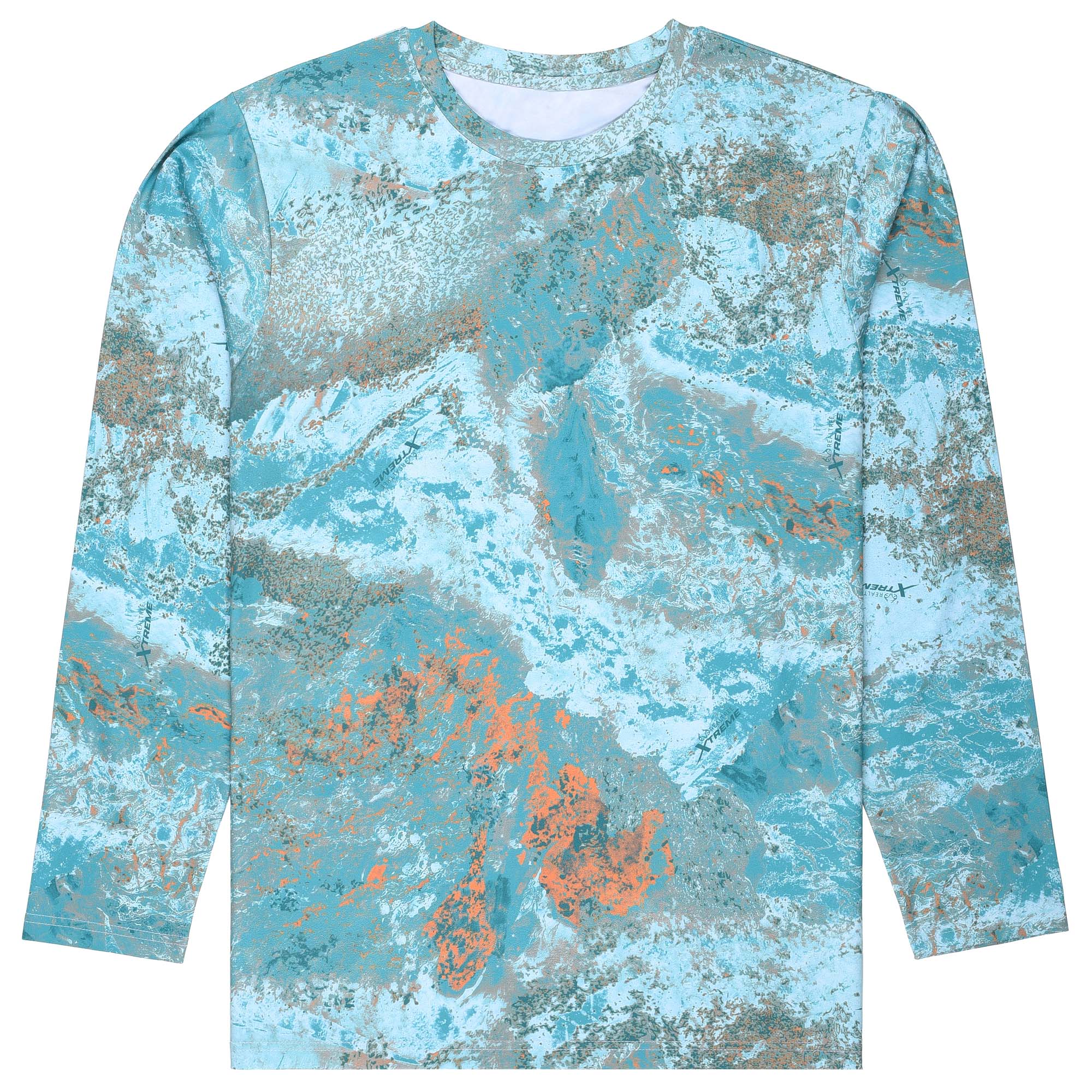 Realtree Xtreme Long Sleeve Fishing Crewneck Tees for Men