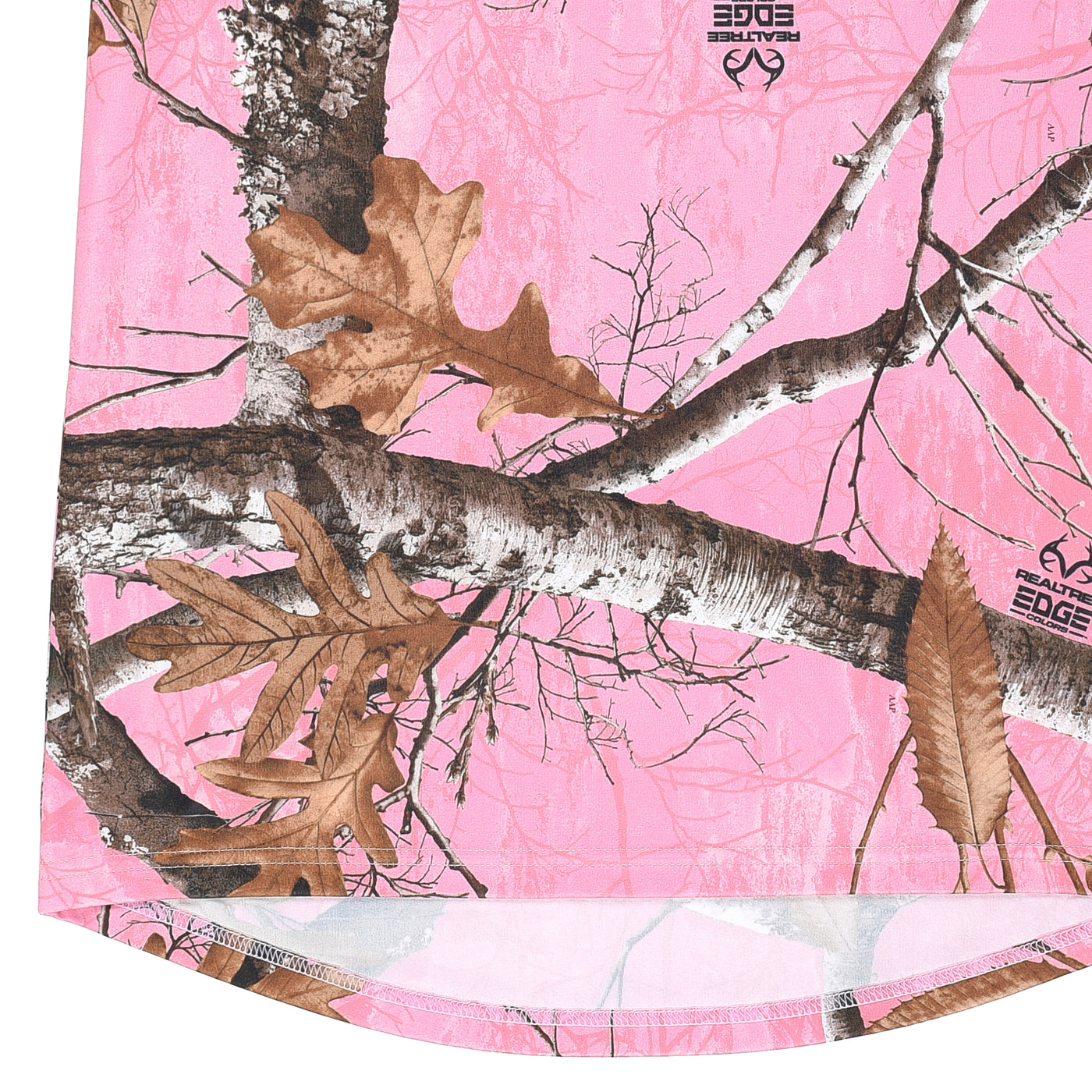 Realtree A12W Edge Pink Camo Women’s Short Sleeve Hunting T-Shirt