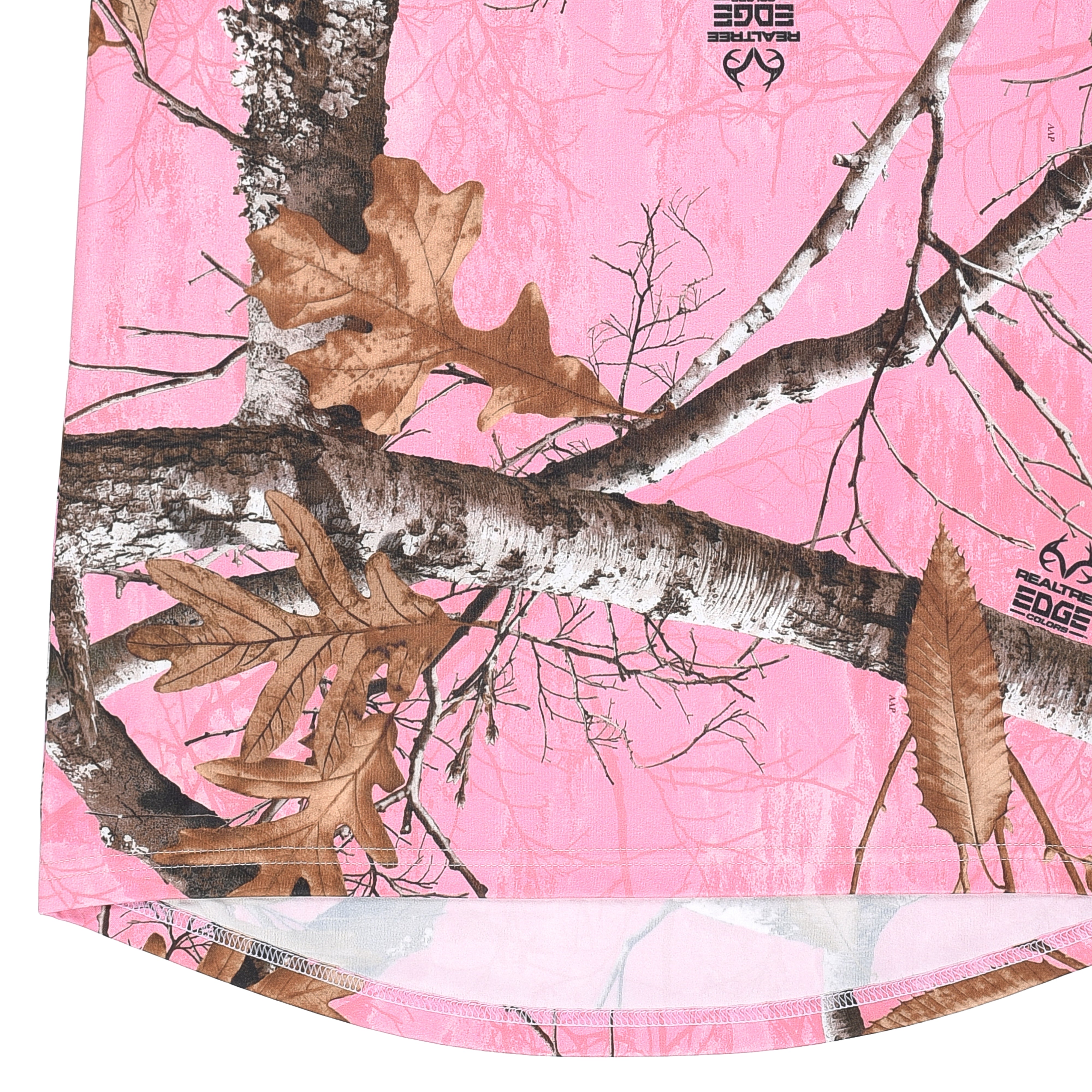 Realtree A12W Edge Pink Camo Women’s Short Sleeve Hunting T-Shirt