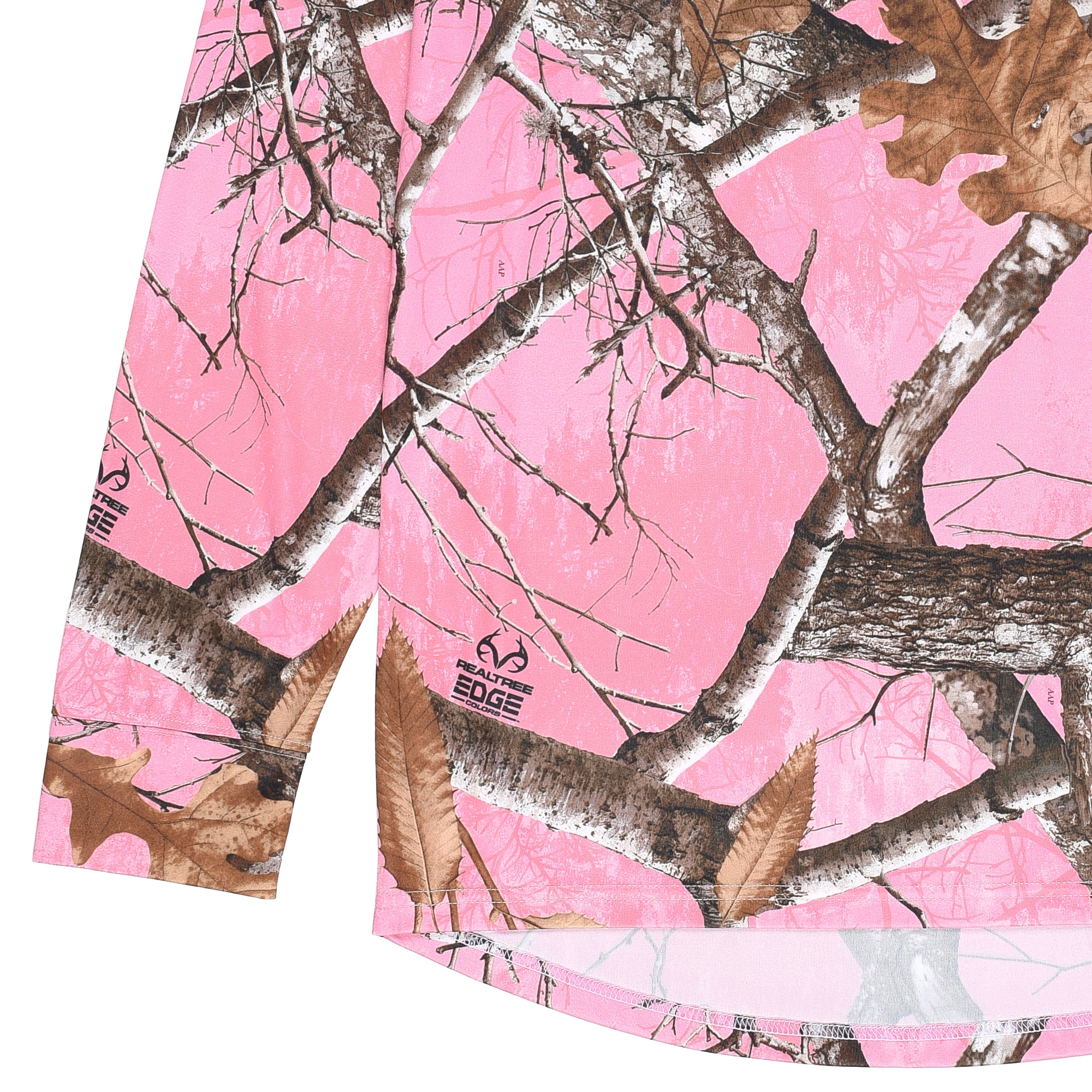 Realtree A21W Edge Pink Camo Women’s Long Sleeve Tee