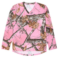 Realtree A21W Edge Pink Camo Women’s Long Sleeve Tee