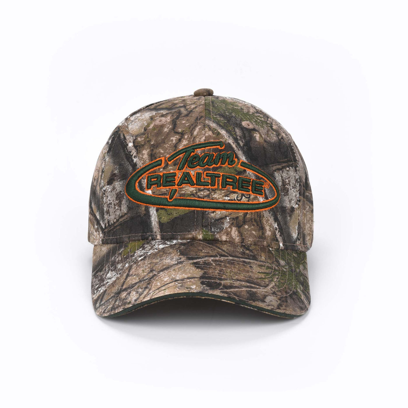 Bell Rangers Realtree APX Camo Baseball Cap Hat 100% Cotton Twill (Peached)