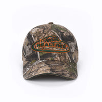 Bell Rangers Realtree APX Camo Baseball Cap Hat 100% Cotton Twill (Peached)