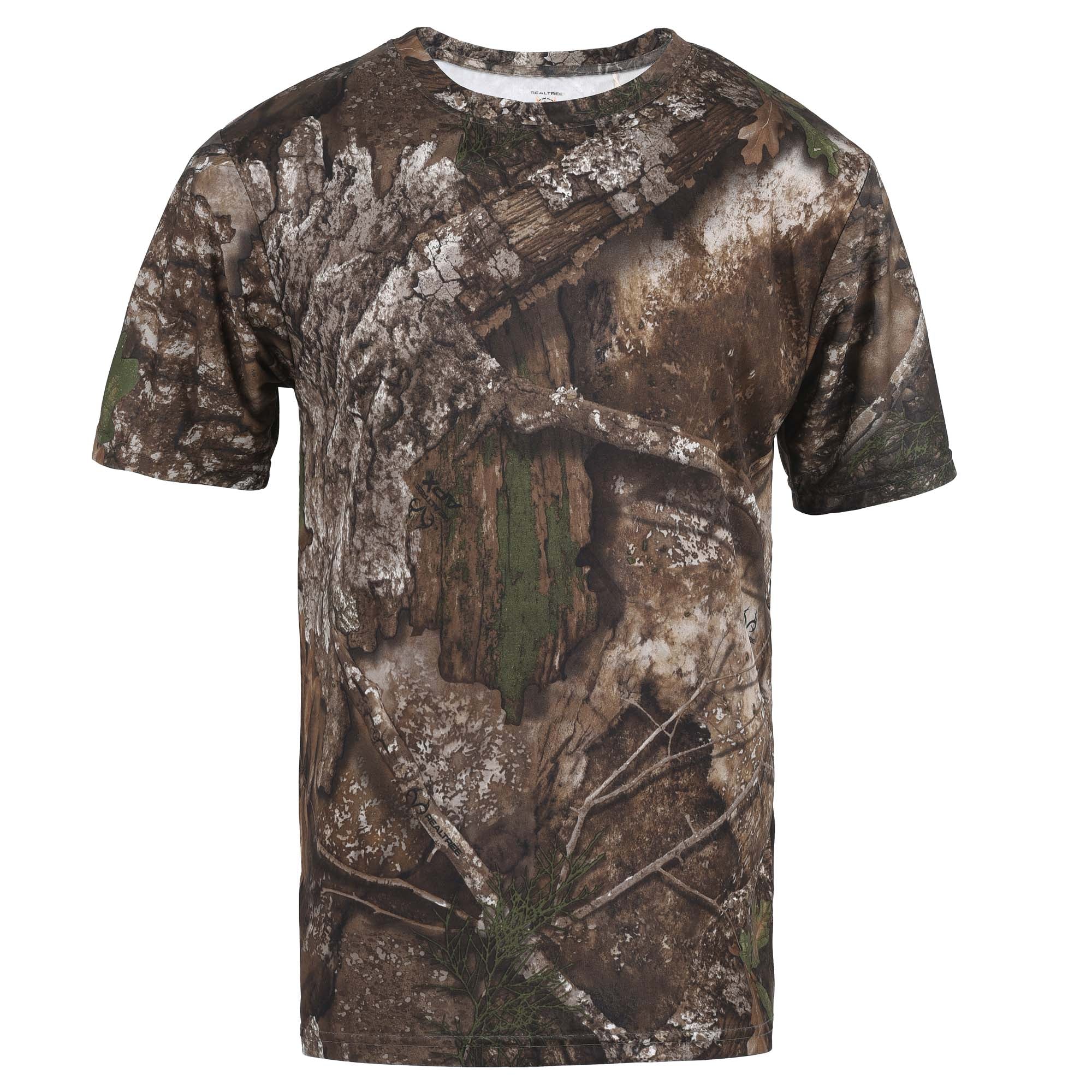 Realtree and Mossy Oak Camouflage Short Sleeve Unisex Adult Tee