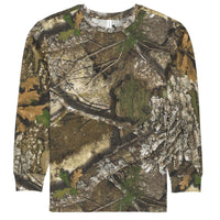 Realtree APX Comouflage Long Sleeve Cotton Blend Unisex Adult Tee