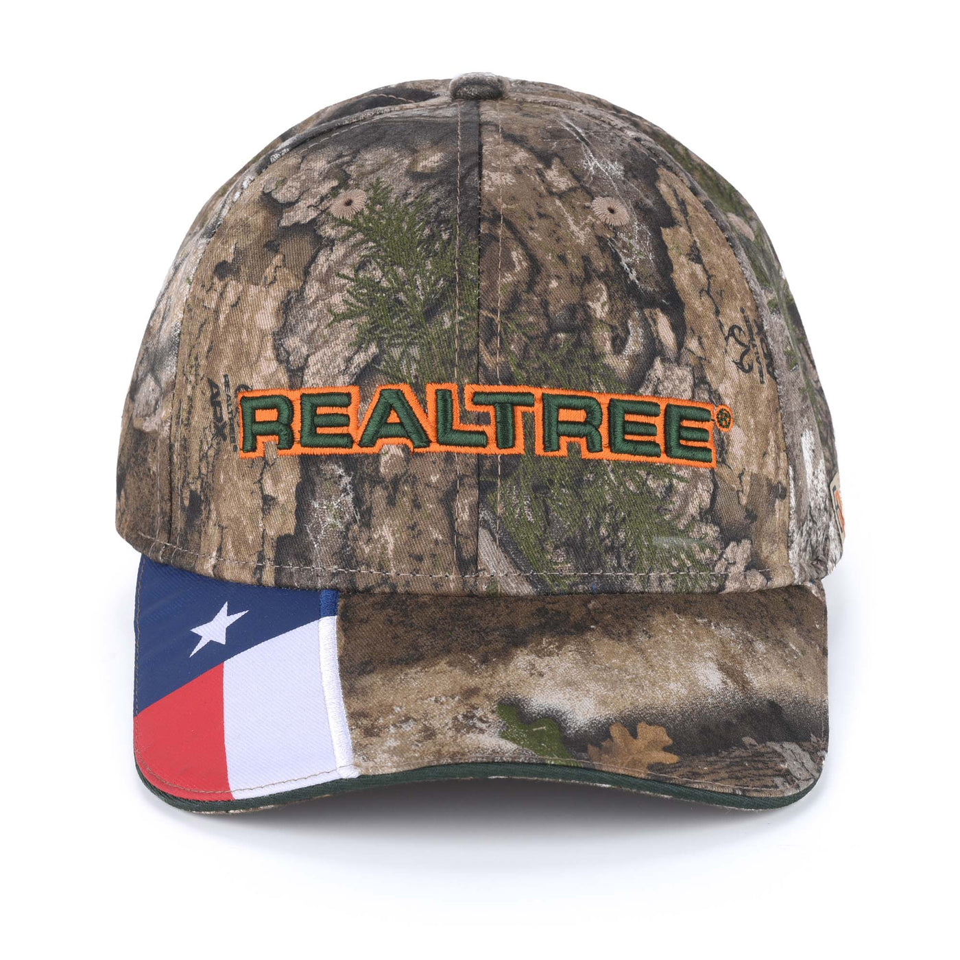 Bell Rangers Realtree APX Camo Baseball Cap Hat 100% Cotton Twill (Peached)