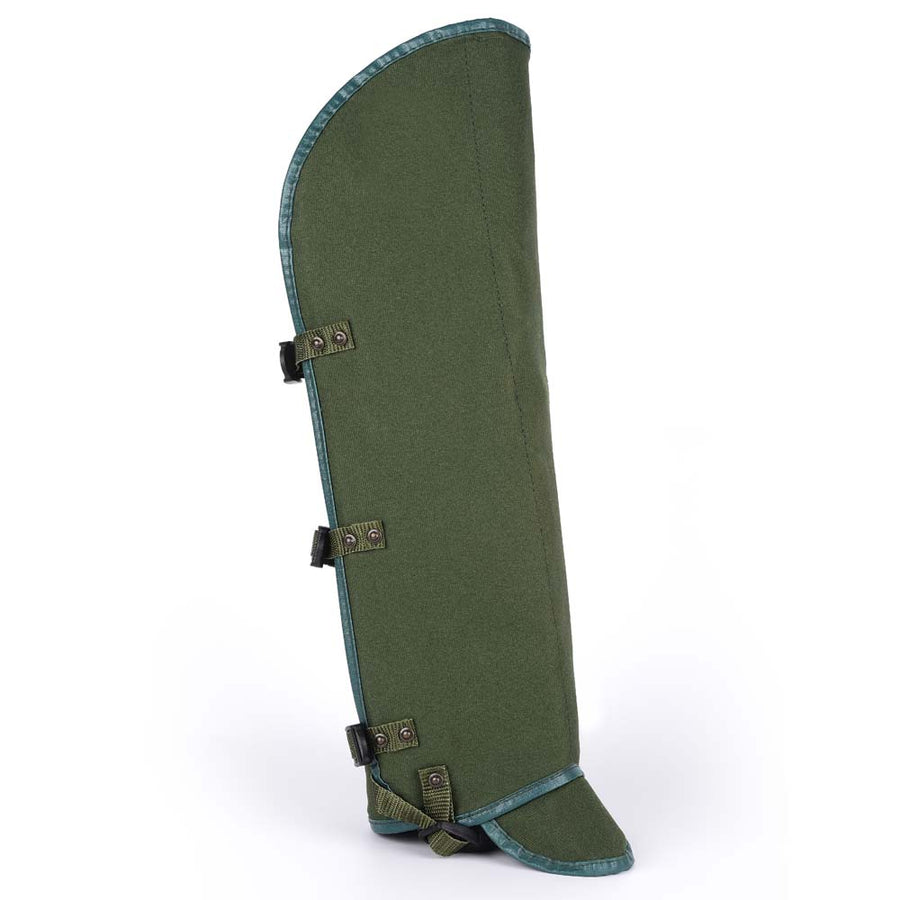 Bell Rangers Gaiters for Snake Bite Protection Lab Tested in USA Durable Double Duck Canvas Layer with Core Bronze Wire Mesh Layer Adjustable Unisex Fit
