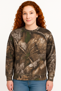Realtree APX A43 Camoufalge Polyester Unisex Adult Pullover Sweatshirt