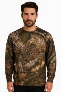 Realtree APX A43 Camoufalge Polyester Unisex Adult Pullover Sweatshirt