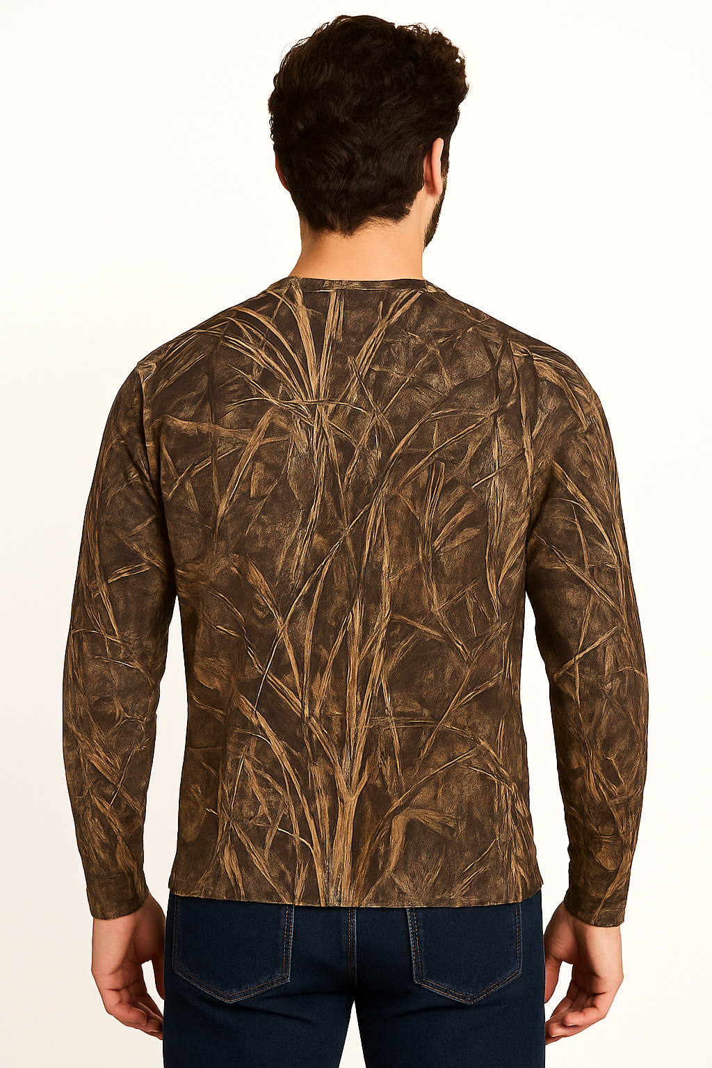 Bell Rangers Unisex Realtree Camo Performance Long Sleeve Shirt with Pocket – Hunting & Outdoor Crewneck