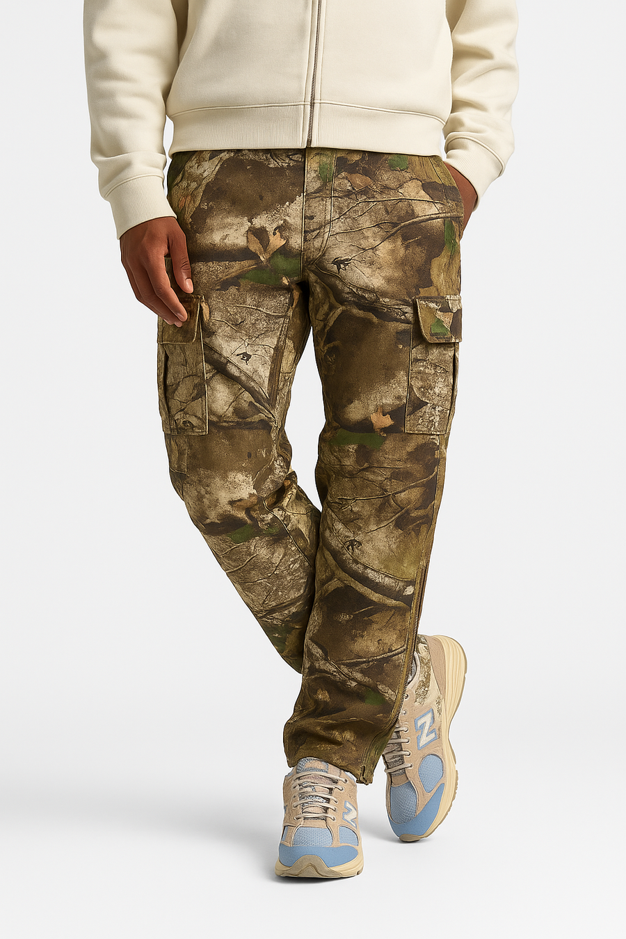 Realtree A31 APX Men's Camouflage 6 Pocket Cargo Pants – UPF 30+