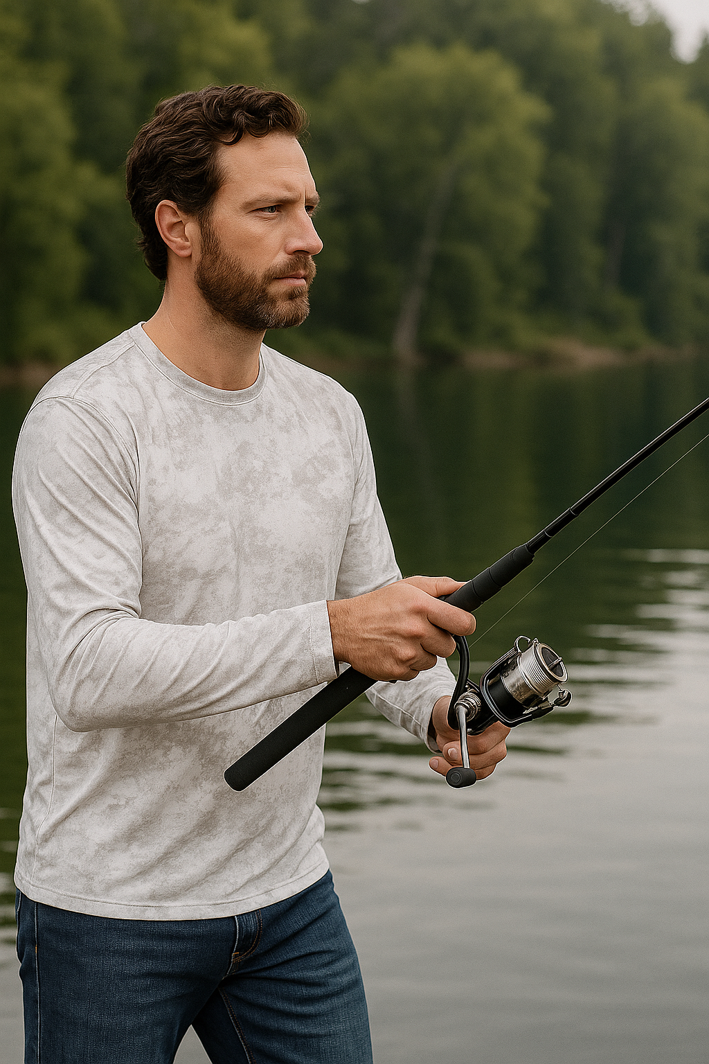 Realtree A24 Unisex Xtreme Fishing Camo Tees