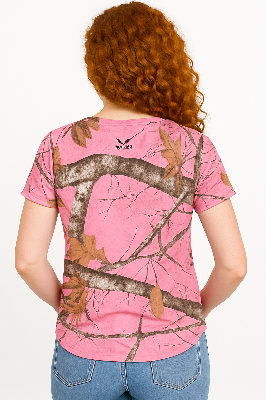 Realtree A12W Edge Pink Camo Women’s Short Sleeve Hunting T-Shirt