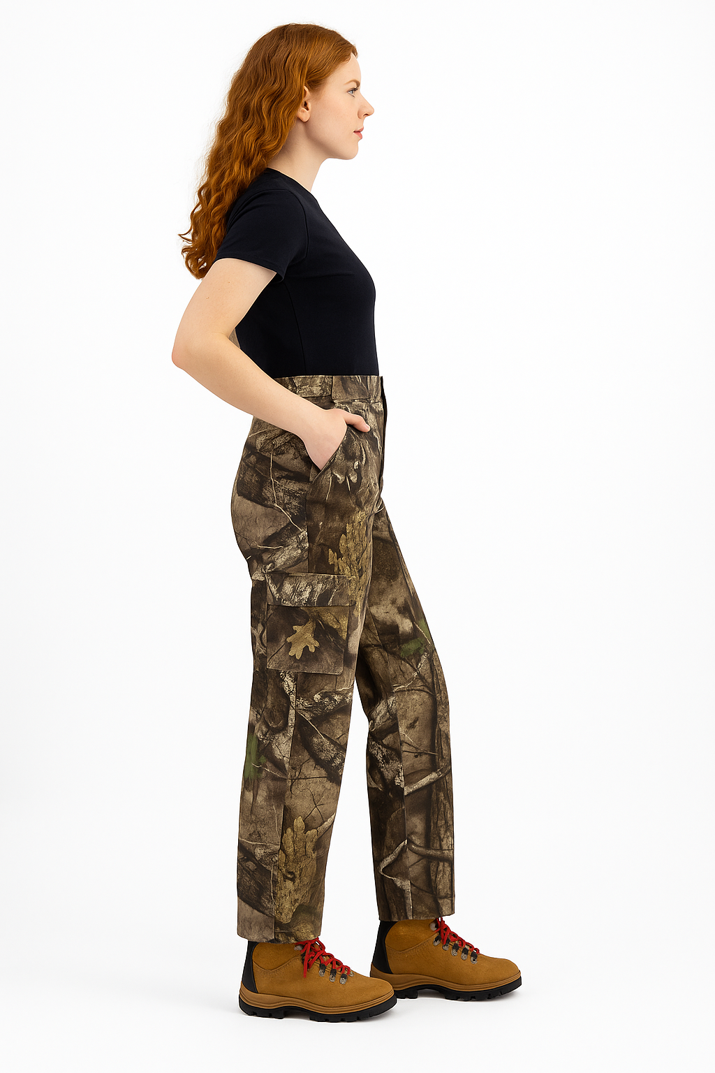 Realtree A31W APX Women's Camouflage 6 Pocket Cargo Pants – UPF 30+