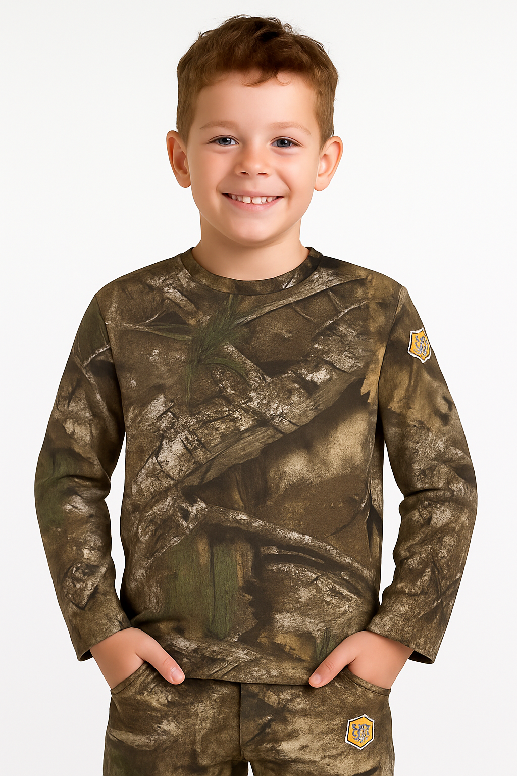 Realtree APX Camouflage Long Sleeve Youth Tee