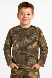 Realtree APX Camouflage Long Sleeve Youth Tee