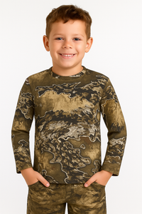 Realtree APX Camouflage Long Sleeve Youth Tee